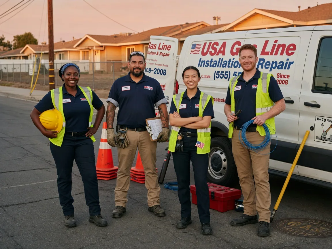 Gas Line Installation company in Lane City, TX